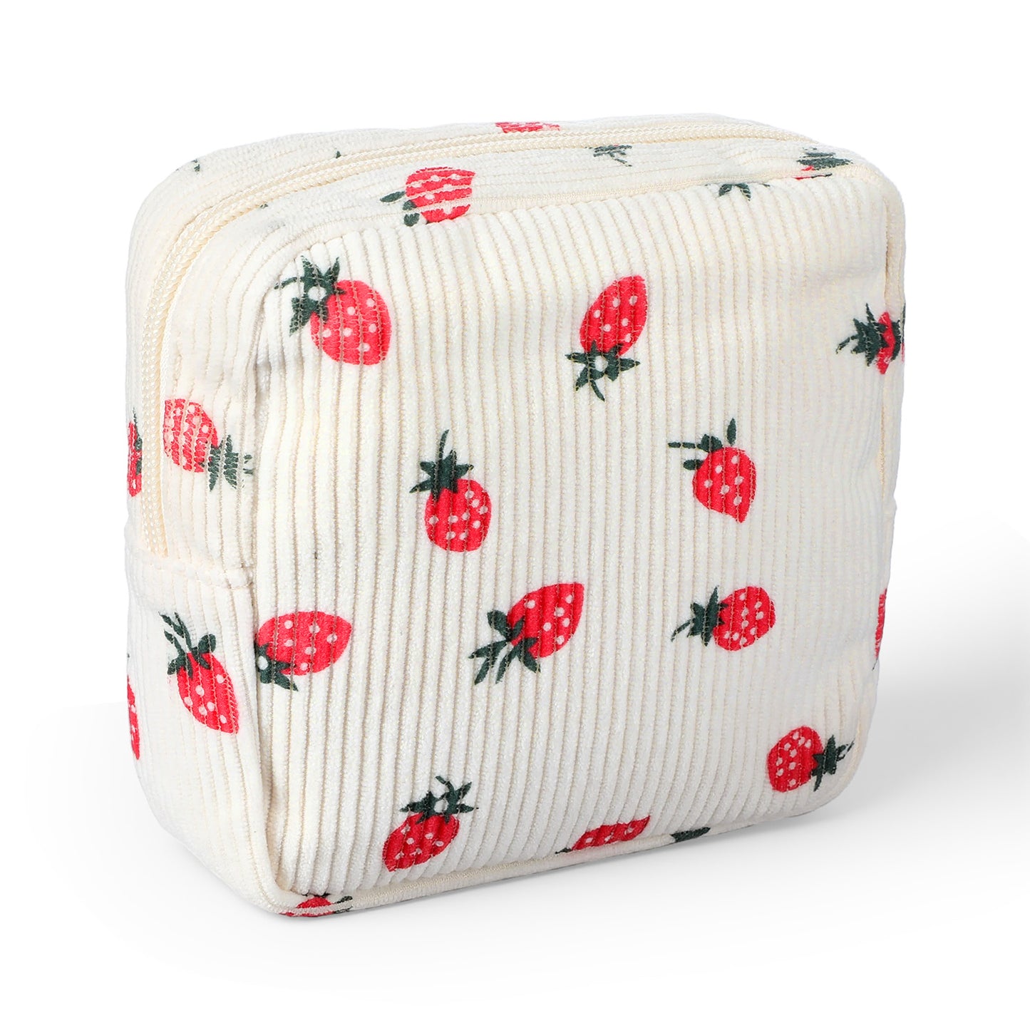 Period Bag Tampon Bag Sanitary Napkin Storage Bags Pad Tampon Pouch for Teen Girls School First Period Kit Portable Menstrual Feminine Tampons Pad Holder for Women (Strawberry,Pink)