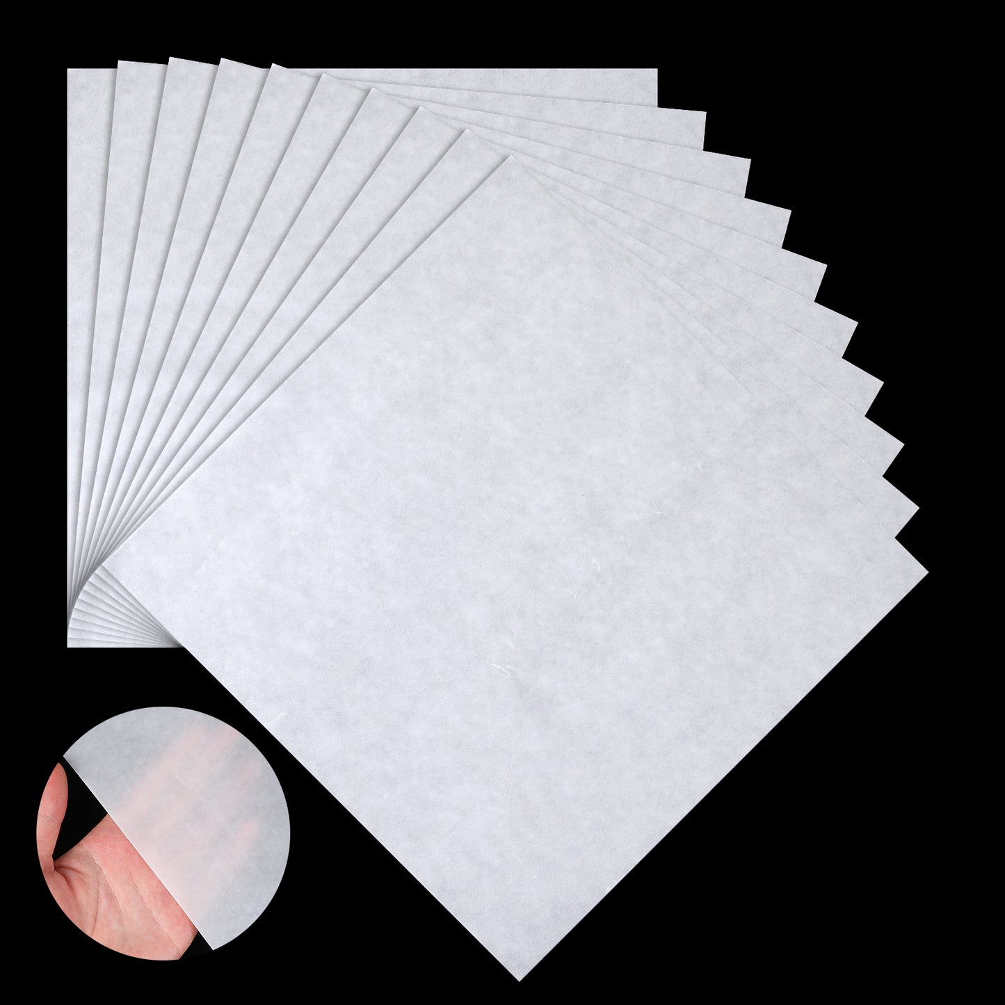 Nogeqi 50 Pcs Fuse Beads Ironing Paper, Square Fuse Bead Iron Paper, Clear Thermostability Ironing Papers for Beads Craft, 20 x 20 cm