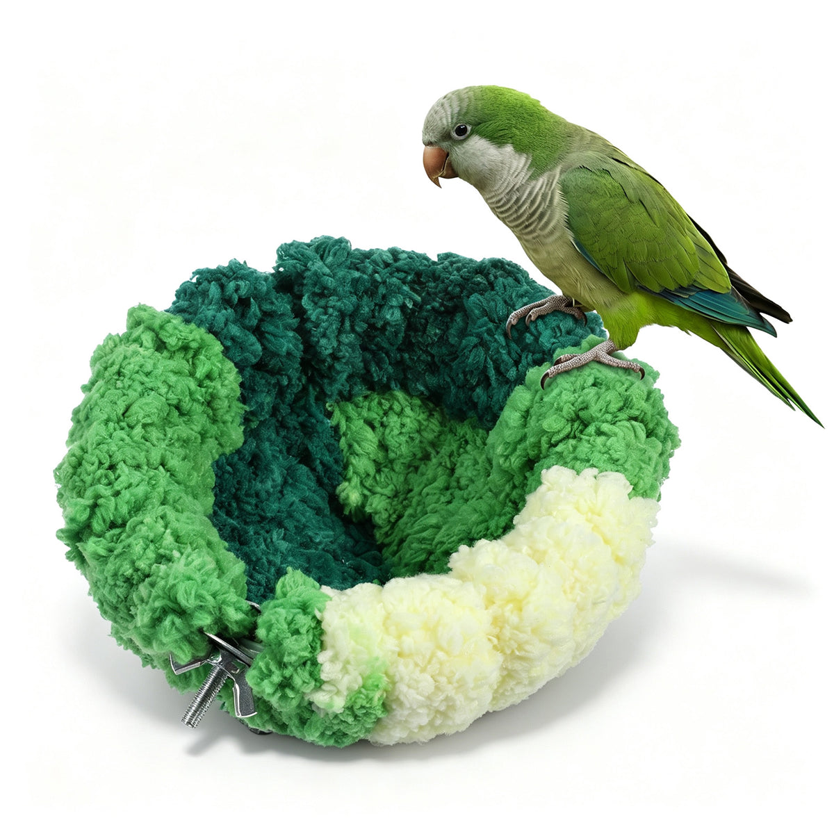 Sorcristy Bird Bed for Cage, Plush Hanging Bird Nest for Parakeet Cockatiel