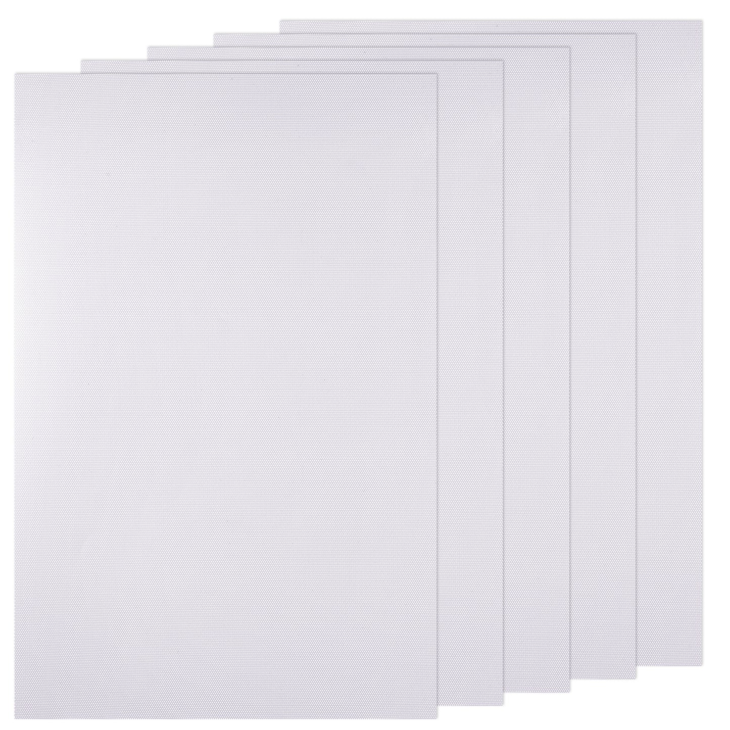 5 Pcs Eye Mesh for Mask 11.8×7.8 Inch White Fursuit Eye Mesh Waterproof Printable PVC Plastic Meshes Canvas Sheets Fit Fursuits Furry Costume Roleplay Props Craft Making Sculpting Supplies