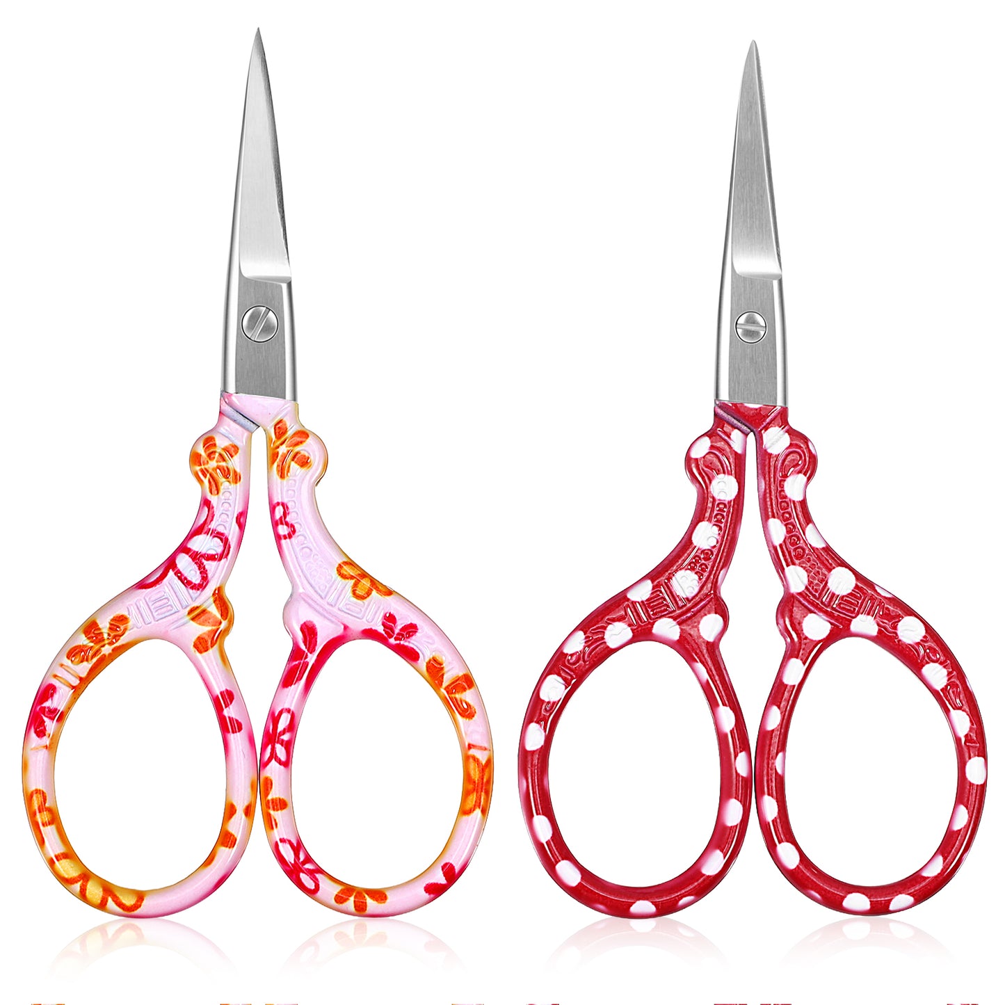 Chsoejuf 2Pcs Small Sewing Scissors Embroidery Scissors Thread Snips