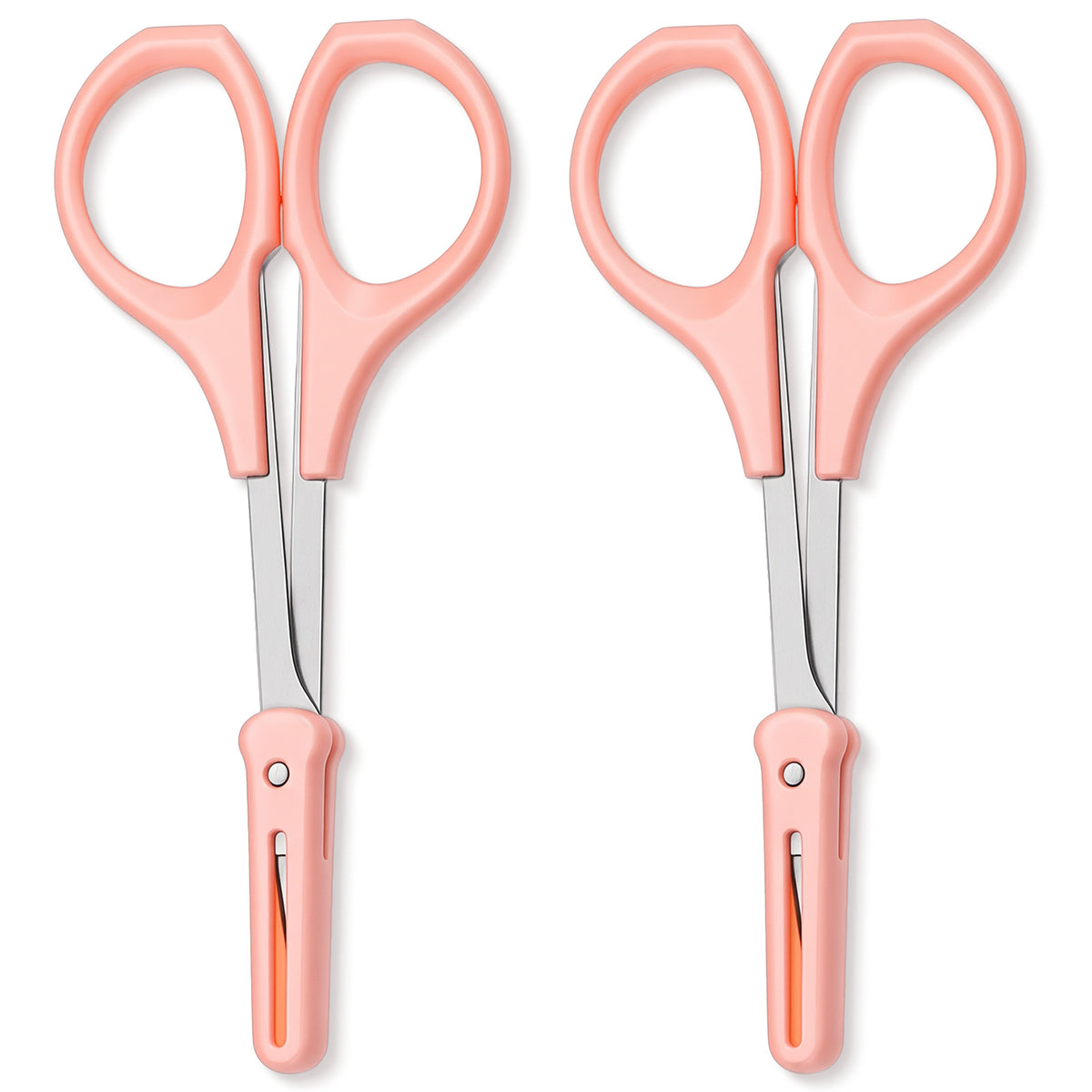 Ouligay 2Pcs Embroidery Scissors 4 Inches Sewing Craft Small Applique