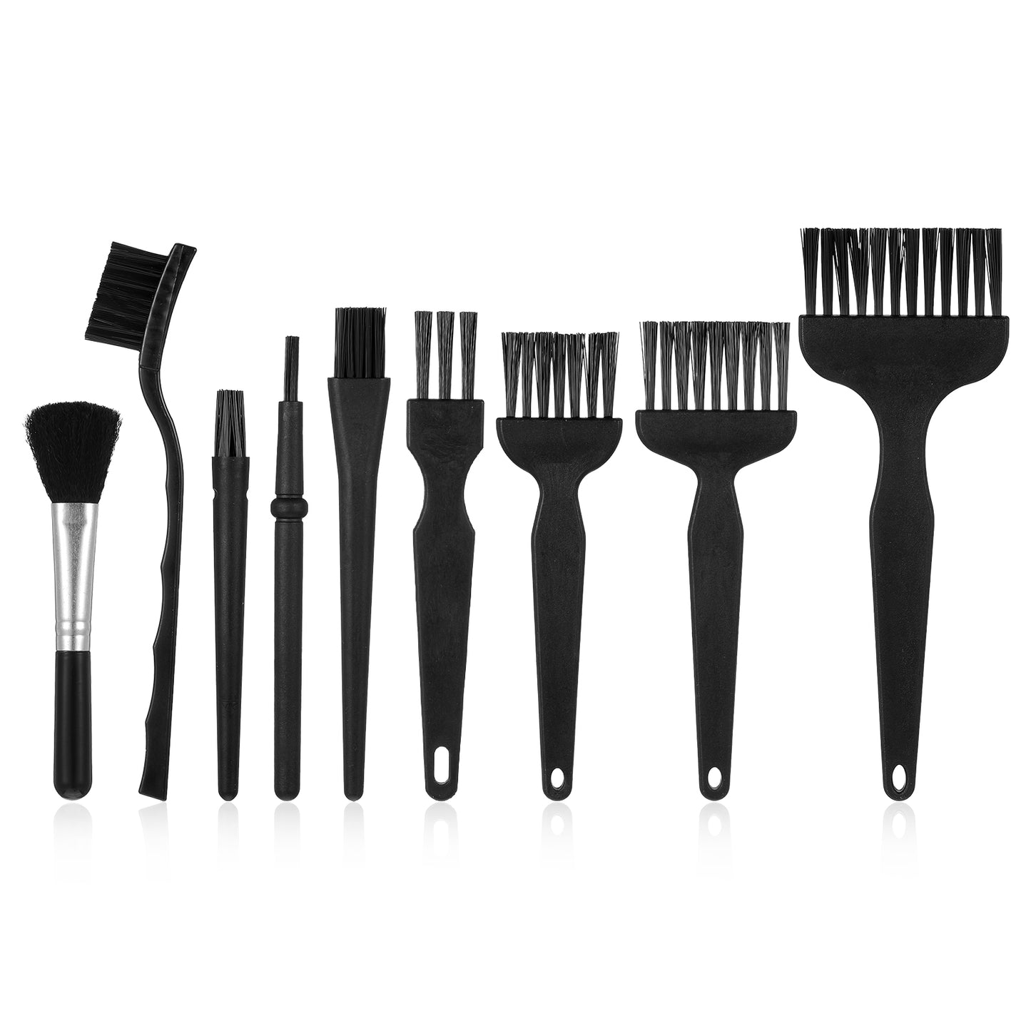 9 PCS Keyboard Cleaning Brush Kit, Anti Static Electronic Cleaning Brushes with PP Handle & Nylon Bristles for Computer, Mechanical Keyboard, Camera, Phone, Small Spaces