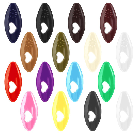 Tyqour 16Pcs Hijab Pins for Women Cute Scarf Pins Oval Safety Pin Shawl Pins for Safety Locking Clothes Brooch Pins Scarf Clips