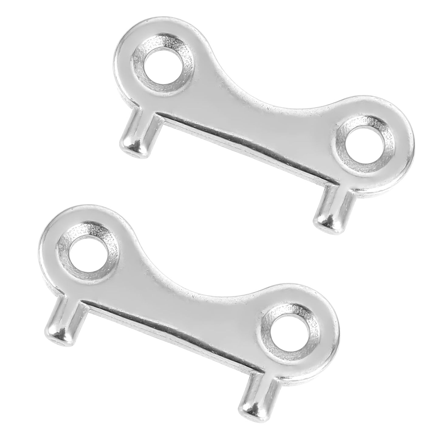 2 PCS Boat Gas Cap Key Stainless Steel Fuel Cap Key Marine Boat Gas Fuel Tank Fill Filler Spare Keys Stainless Steel Replacement Keys for Deck Fill Plate Yacht Water Hatch Sewage Cover Switch