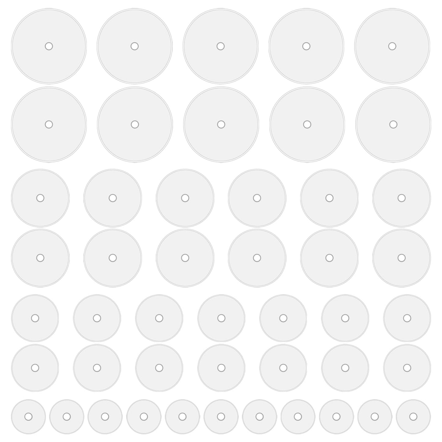 200 Stück Wildfleisch Disc Wildfleisch Piercing Anti Wildfleisch Piercing Disc No Pull Piercing Disc Wildfleisch Plättchen Ohrringverschlüsse Keloid Disc Transparente Piercing Scheibe Piercing