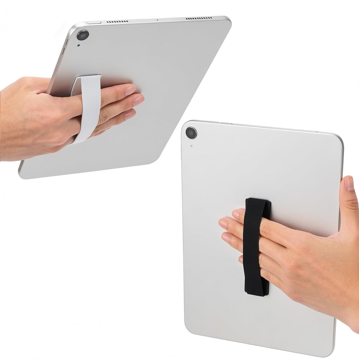 Chsoejuf 2 Pack Tablet Hand Strap Holder Large Phone Security Handle Grip