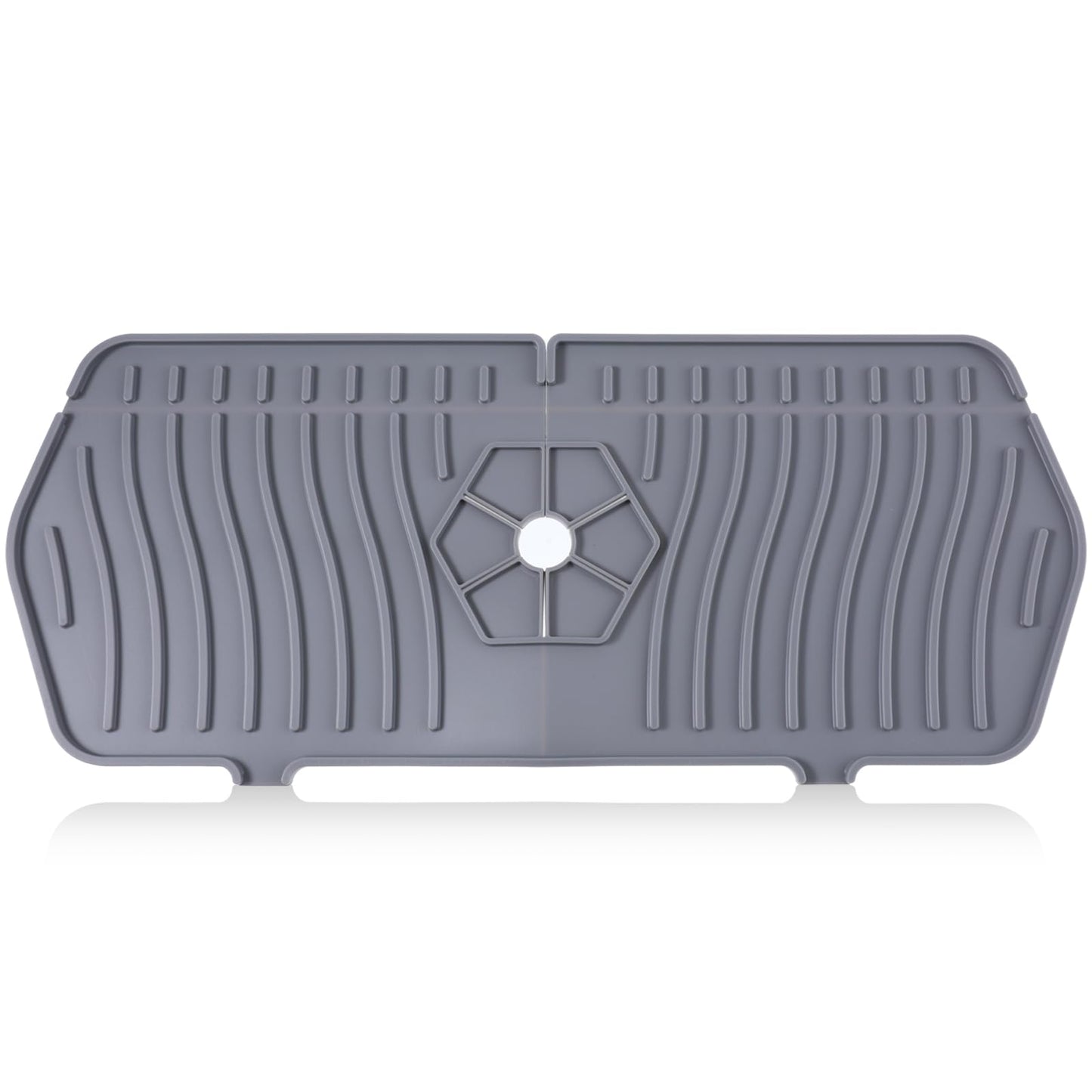 Nogeqi Silicone Sink Splash Guard Kitchen Splash Guard for Sink Splash Prevention Faucet Mat for Kitchen Sink Faucet Guard, Draining Mat Faucet Mat for Kitchen Sink Faucet Splash Guard