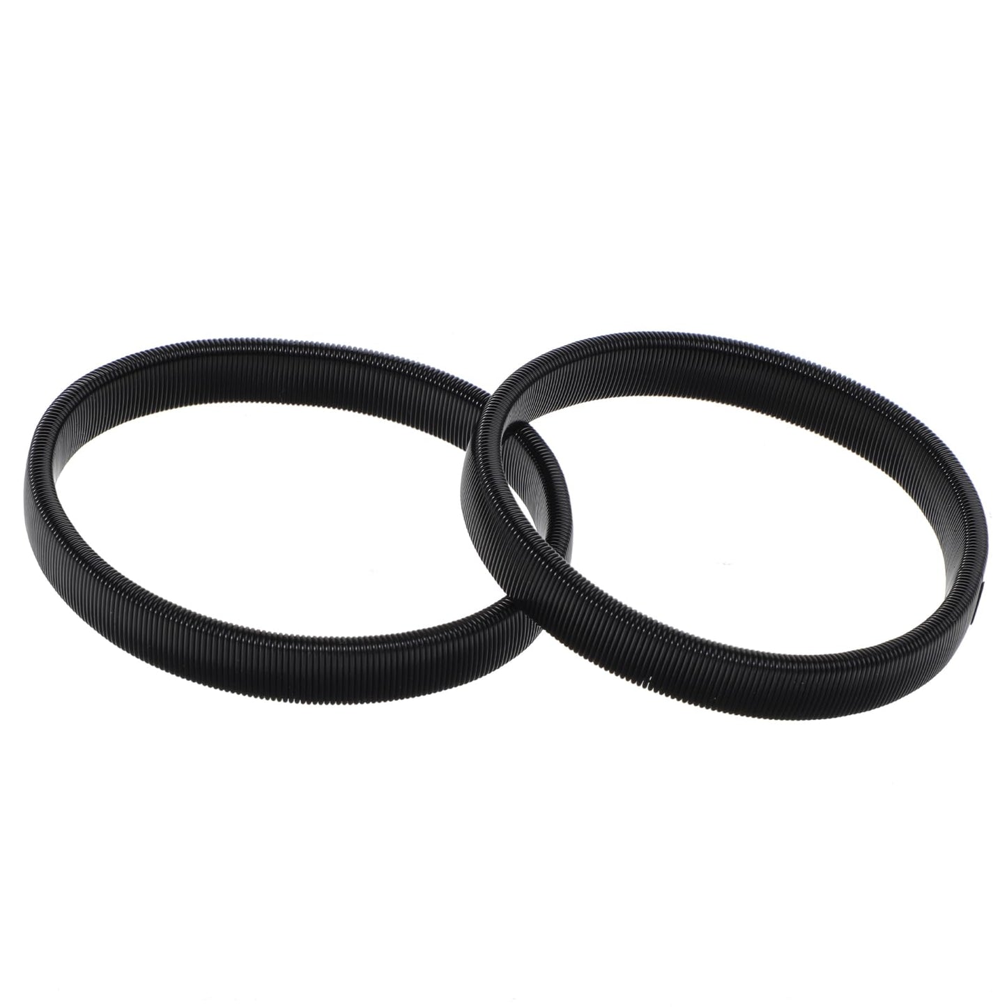 2 PCS Sleeve Garters Stretchy Metal Armbands Anti-Slip Shirt Sleeve Holder Metal Arm Garters Elastic Sleeve Cuffs to Hold up Sleeves for Women Men for Universal Suit Coat Cuff Shirt Sleeve (Black)