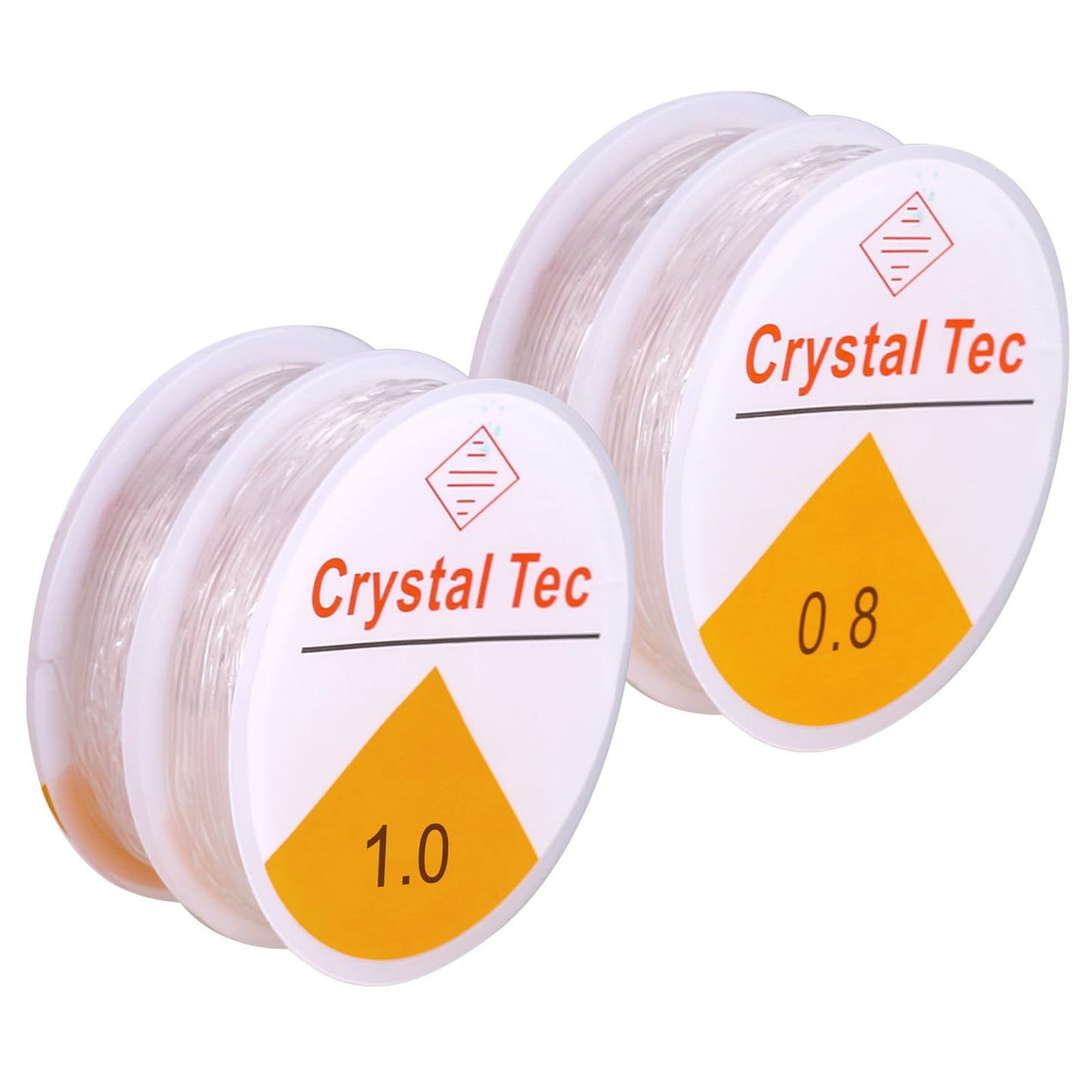 4 Rolls Bracelet Elastic String Clear Elastic For Bracelet Making Clear Stretchy String Diy Crystal String For Diy Bead Jewellery Necklace Bracelet Beading Making And Crafts(0.8mm, 1mm)