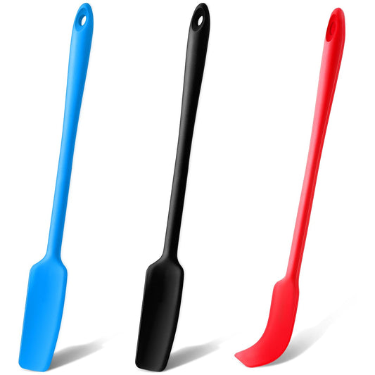 Ymapinc Silicone Jar Spatulas, 3pcs, Heat Resistant, Food Grade, Dishwasher Safe, for Kitchen Use