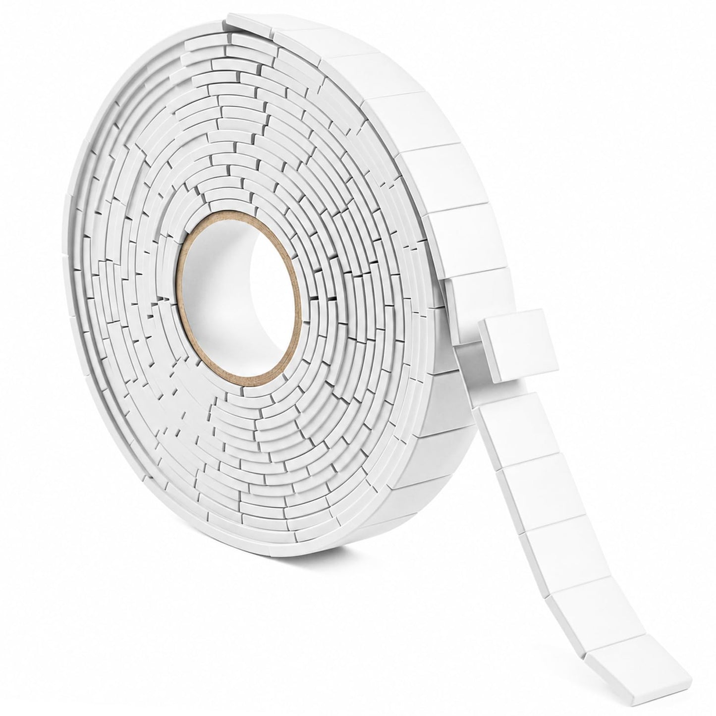 Chsoejuf 250 Pcs Foam Tape Craft Double Sided Tape for Crafts White
