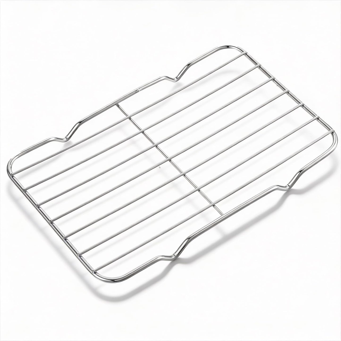 Sorcristy Wire Rack for Baking Sheet, Stainless Steel Grilling Rack Small Heavy Duty Grate Oven Roasting Racks with 4 Legs for Cooling Steaming (8.5"X5.4", 21.7X13.8cm)