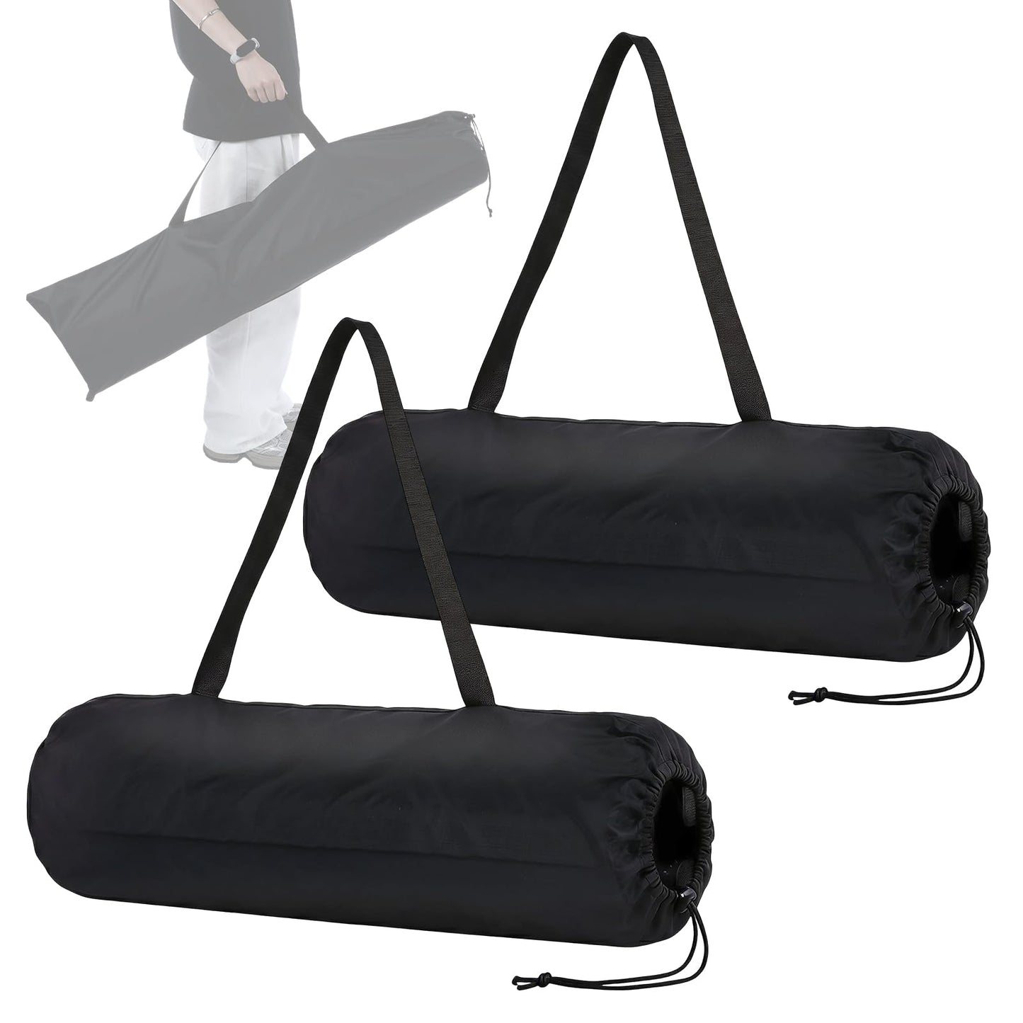 Chsoejuf 2PCS 39" Large Camp Chair Replacement Bag Portable Camping Folding