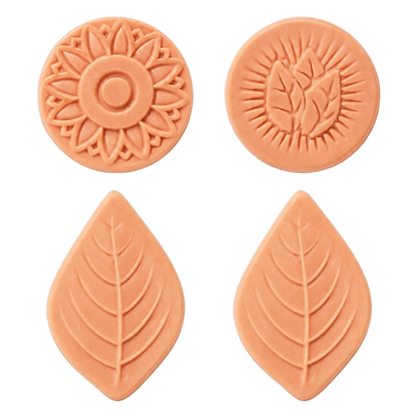 Ouligay 4Pcs Brown Sugar Keeper Saver Disc Stone Terracotta Discs