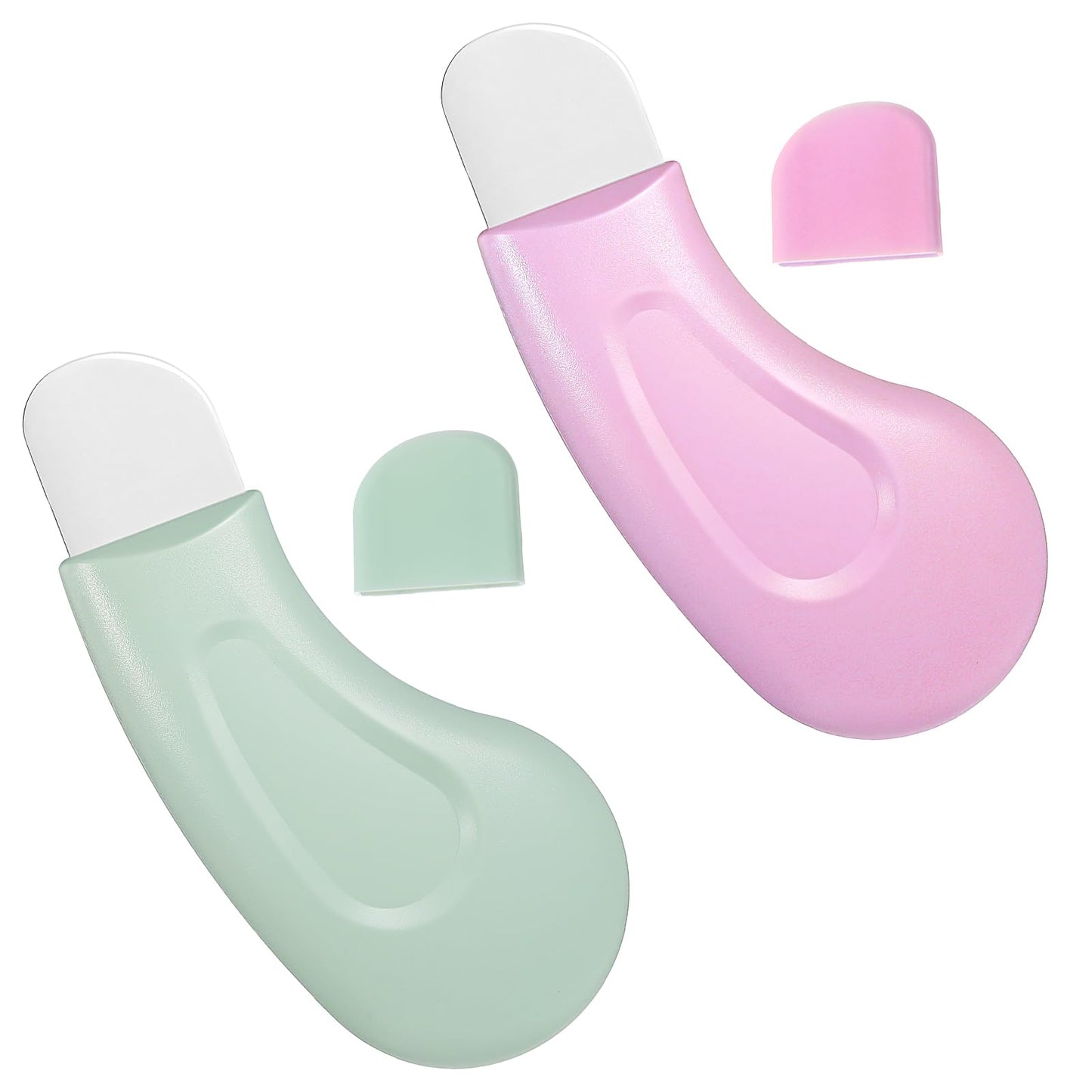 2 Pcs Blackhead Remover Tools, Ymapinc Silicone Black Head Remover Tools for Nose Face,Sebum Pore Deep Clean, Face Scraper for Men and Women