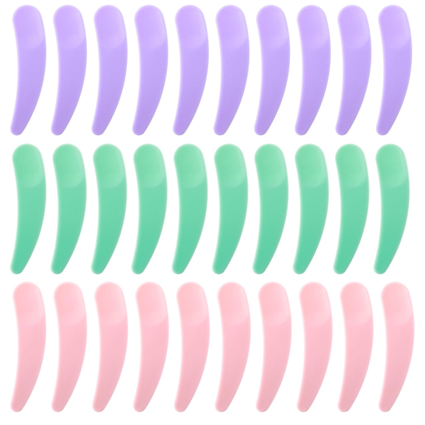 200 PCS Mini Spatula for Cosmetics Skincare Make up Spatulas Mini Bulk Disposable Plastic Makeup Lotion Spatula Multi Colored Mask Spatulas for Cosmetic Mixing and Sampling