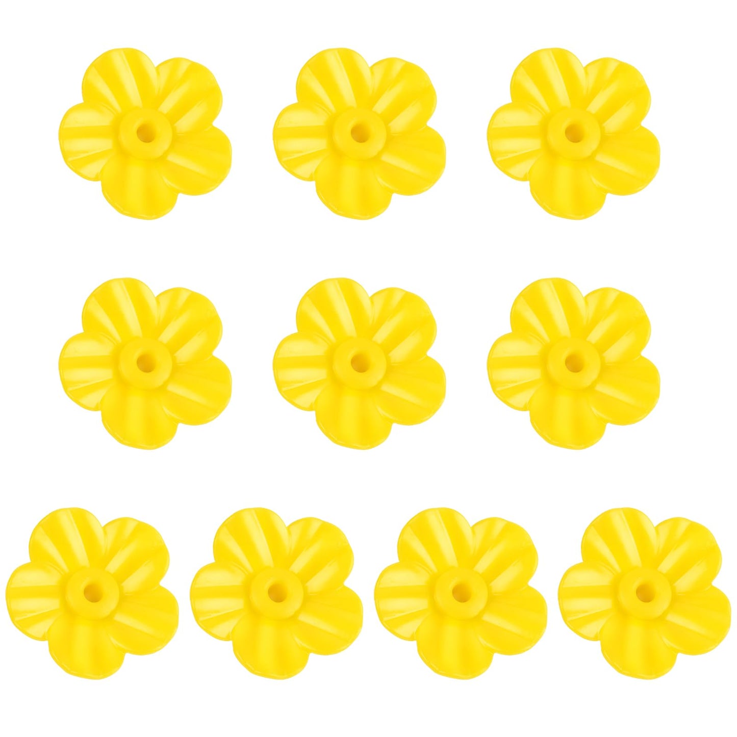 Bird Feeders 10 Pcs Hummingbird Feeder Replacement Flowers, Hummingbird Feeder Parts Replacement Parts Feeding Ports Bee Guards For Outdoor Hummingbird Feeder Hanging Feeder(Yellow)