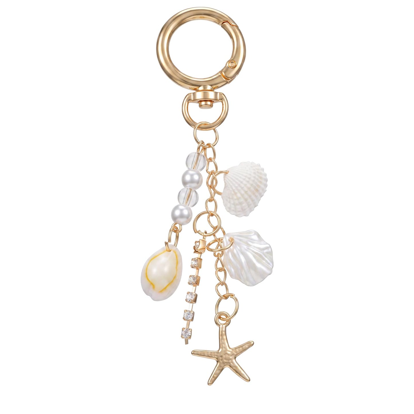 Ouligay Beach Keychain Keychains For Backpacks Seashell Keychain