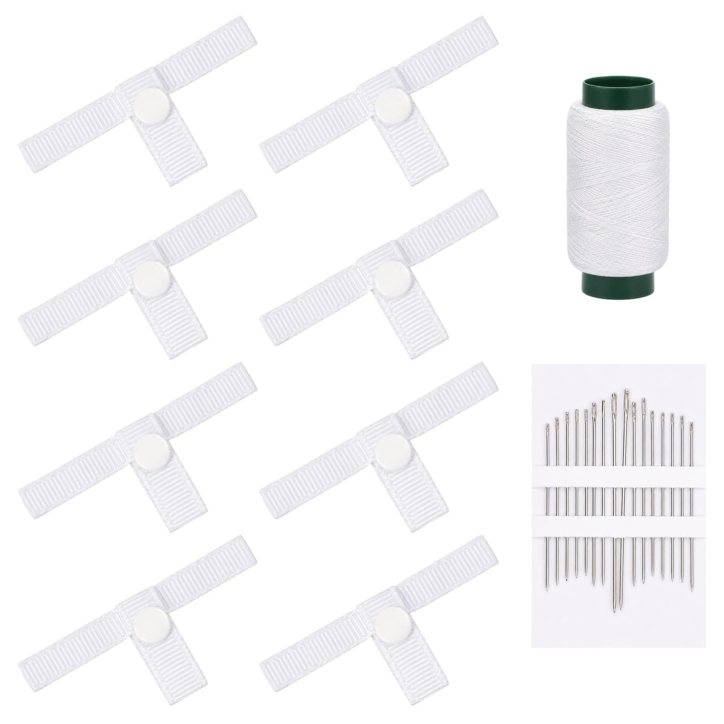 Chsoejuf 16 Pack Duvet Snap Clips to Hold Comforter Inside
