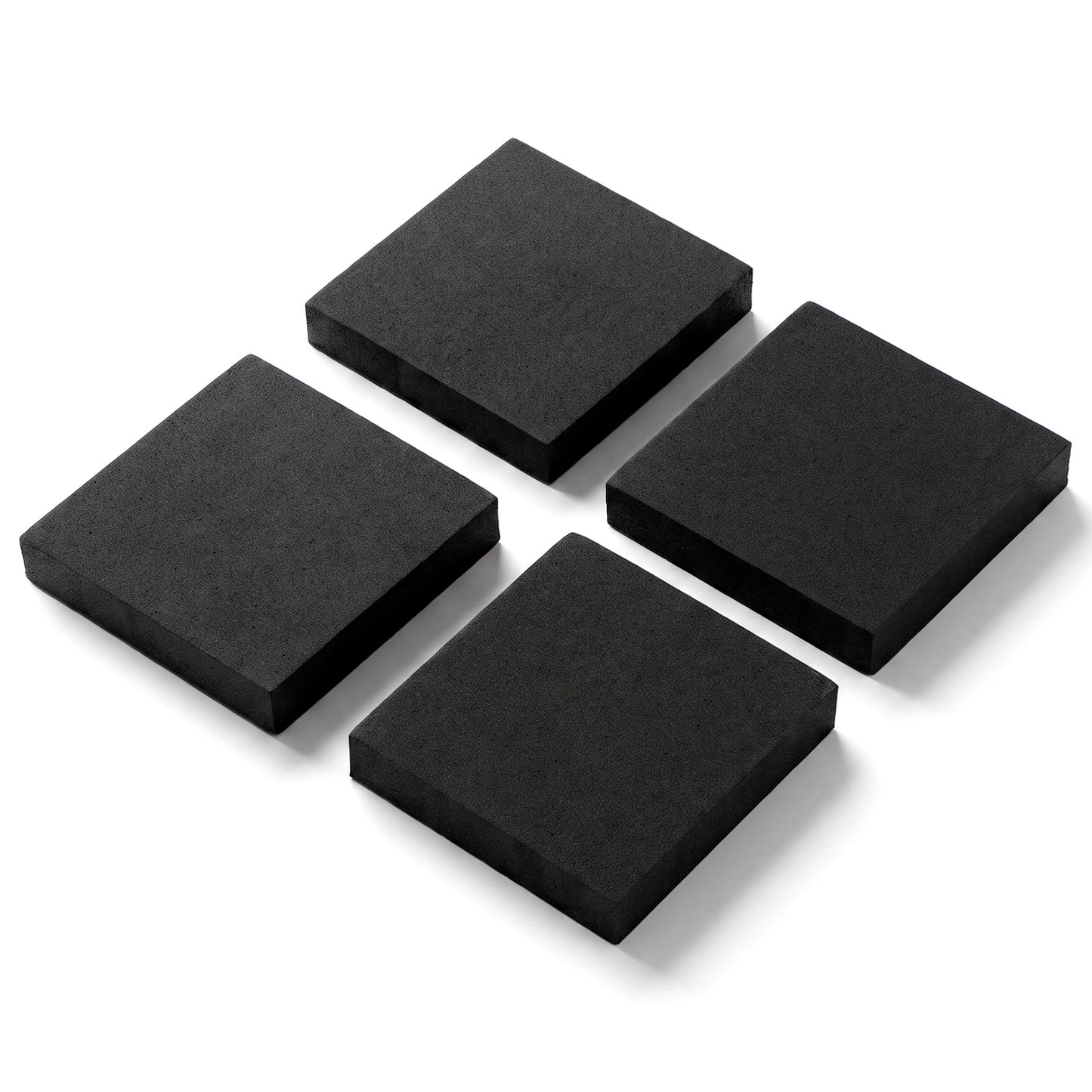 Xindojuz 4 PCS Rubber Anti-Vibration Pads Hard Pad, 50mm x 10mm Black