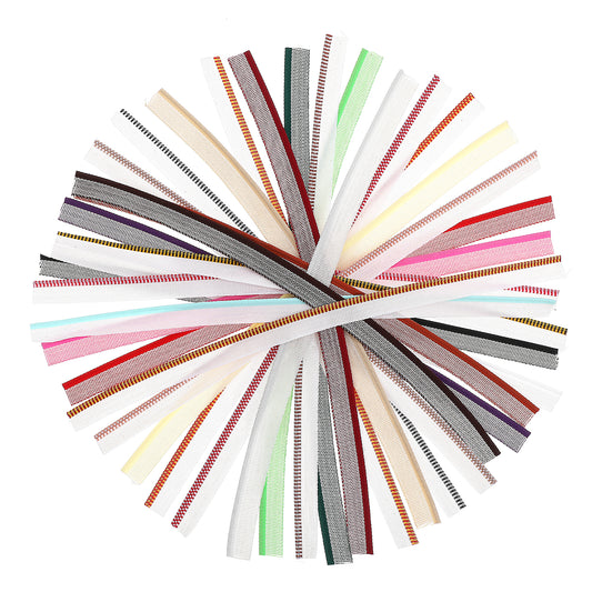 24 Pcs Bookbinding Endbands, 11.8 Inch Cotton Book Headband Kit Cotton Book Headband Bookbinding for DIY Books Binding and Decoration, 24 Vibrant Colors