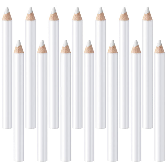 Ymapinc Tailor Chalk, 14PCS Fabric Pencils Set, 8.5 cm Water Soluble White Chalk Pencil, Washable Tailors Chalks Pen, Dressmakers Sewing Chalks for Marking Fabric for Quilting & DIY Crafts