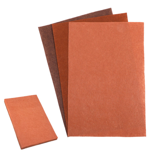 18PCS Stiff Felt Sheets for Crafts, 1mm Soft Thick Wool Felt Fabric Sheets Light Dark Red Brown Assorted Colors Felt Squares for Crafts DIY Patchwork Sewing School Projects Decoration(8 X 12 Inches)