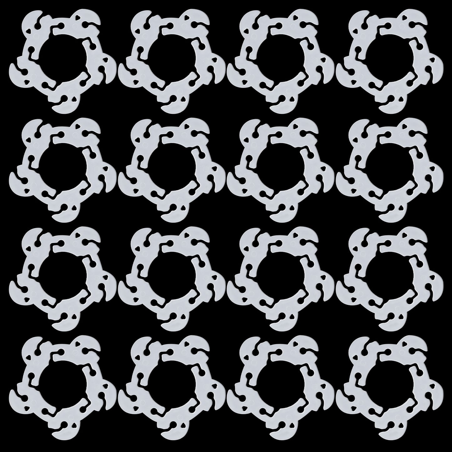 50 Pcs Balloon Clips for Balloon Arch,Plastic Balloons Arch Clips,Flower Shaped Balloons Connectors Clip Holders,for Decor Column Stand Garland Birthday Wedding Baby Shower