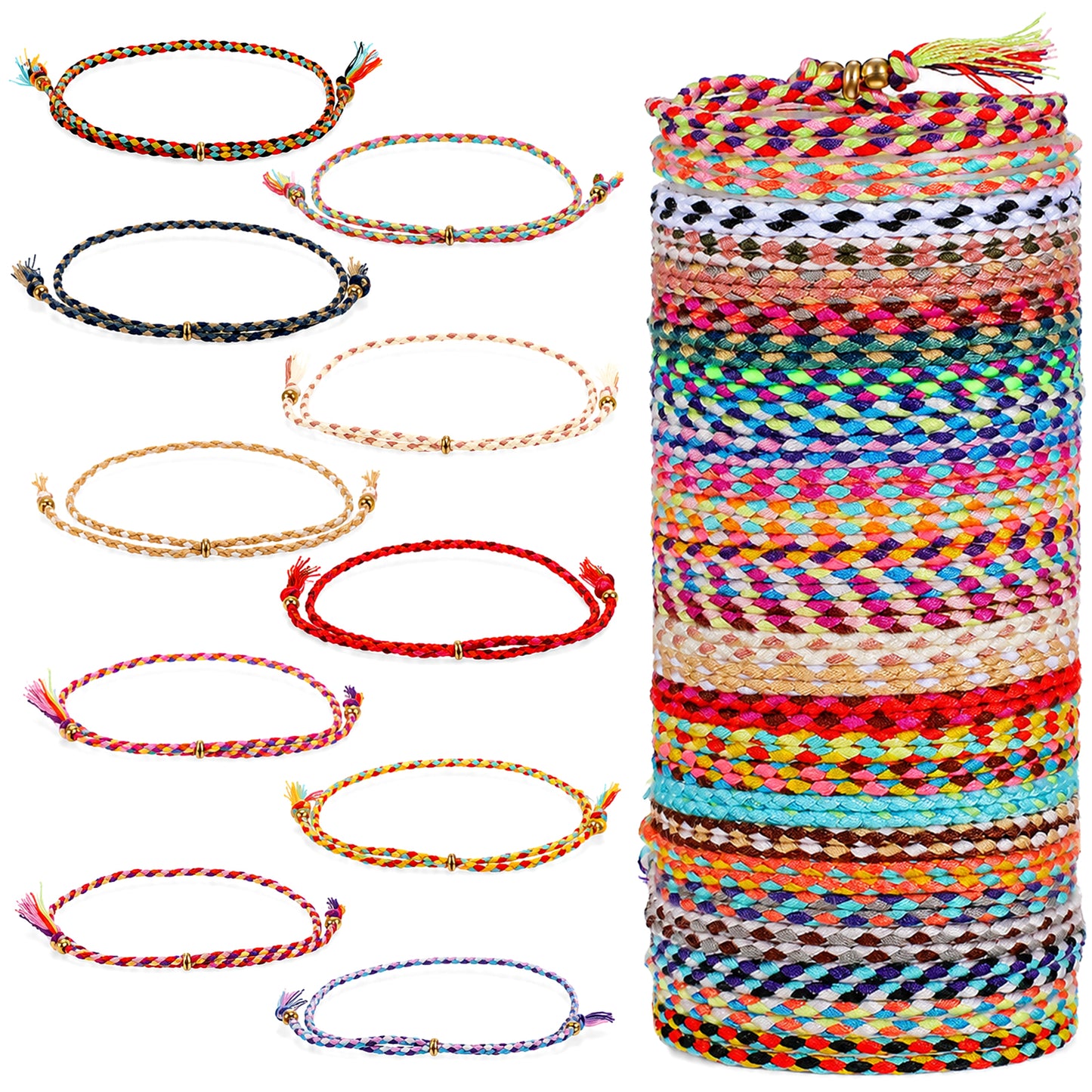Ymapinc 28Pcs Friendship Bracelets, String Boho Bracelets For Women