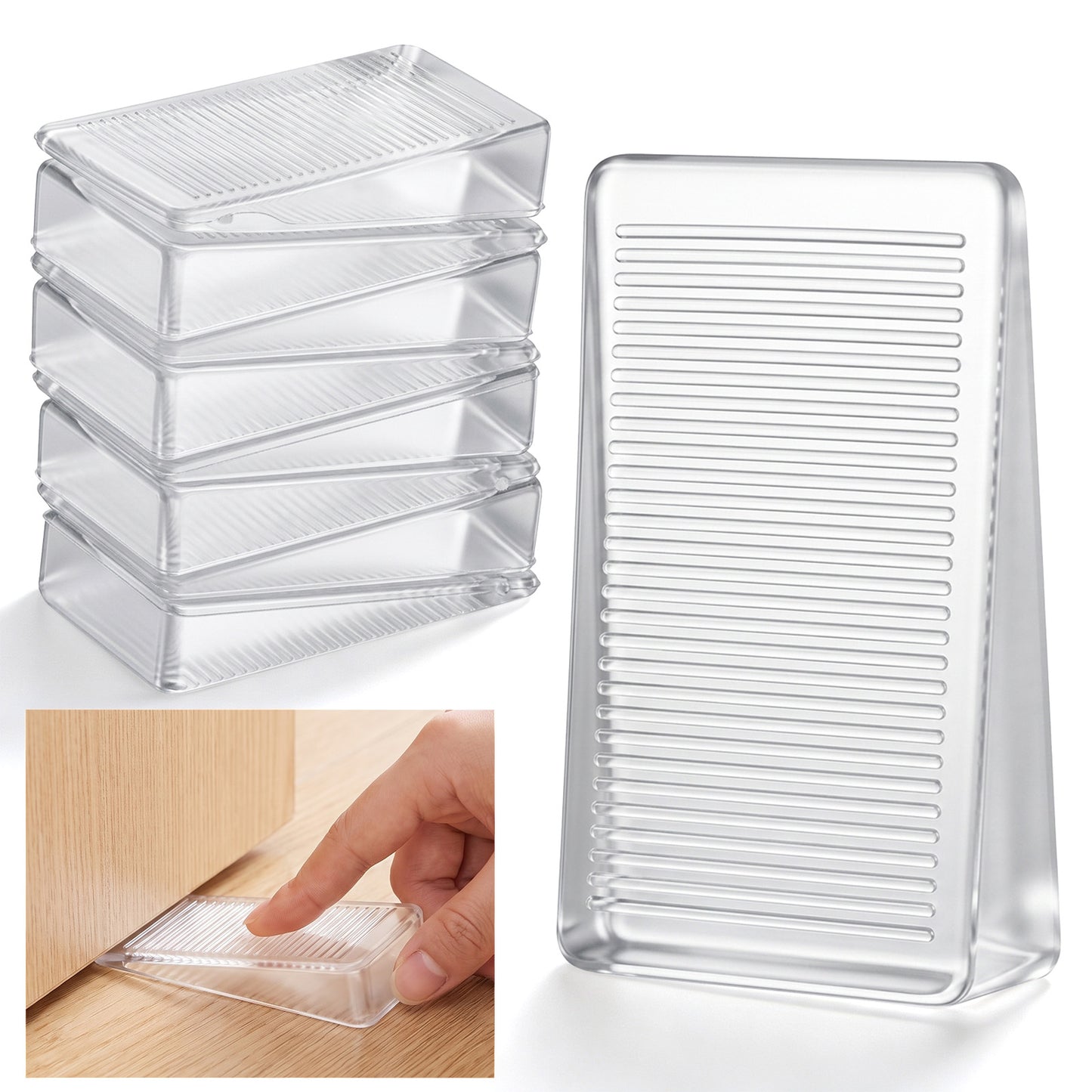 RAHHLIZS 8pcs Furniture Shims, Plastic Shims For Leveling