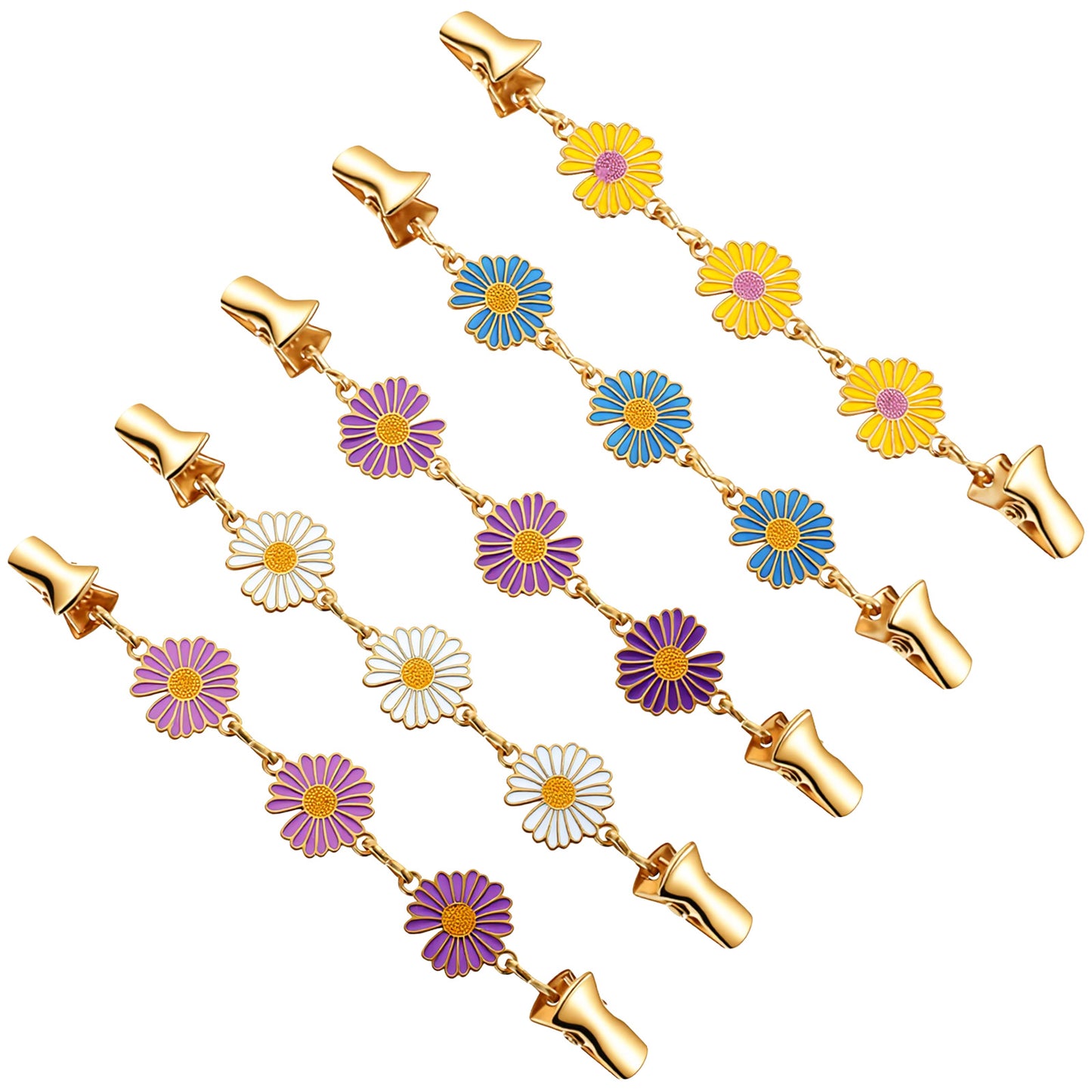 RAHHLIZS 5pcs Waist Cincher Clip Daisy Dress Clips Back Cinch