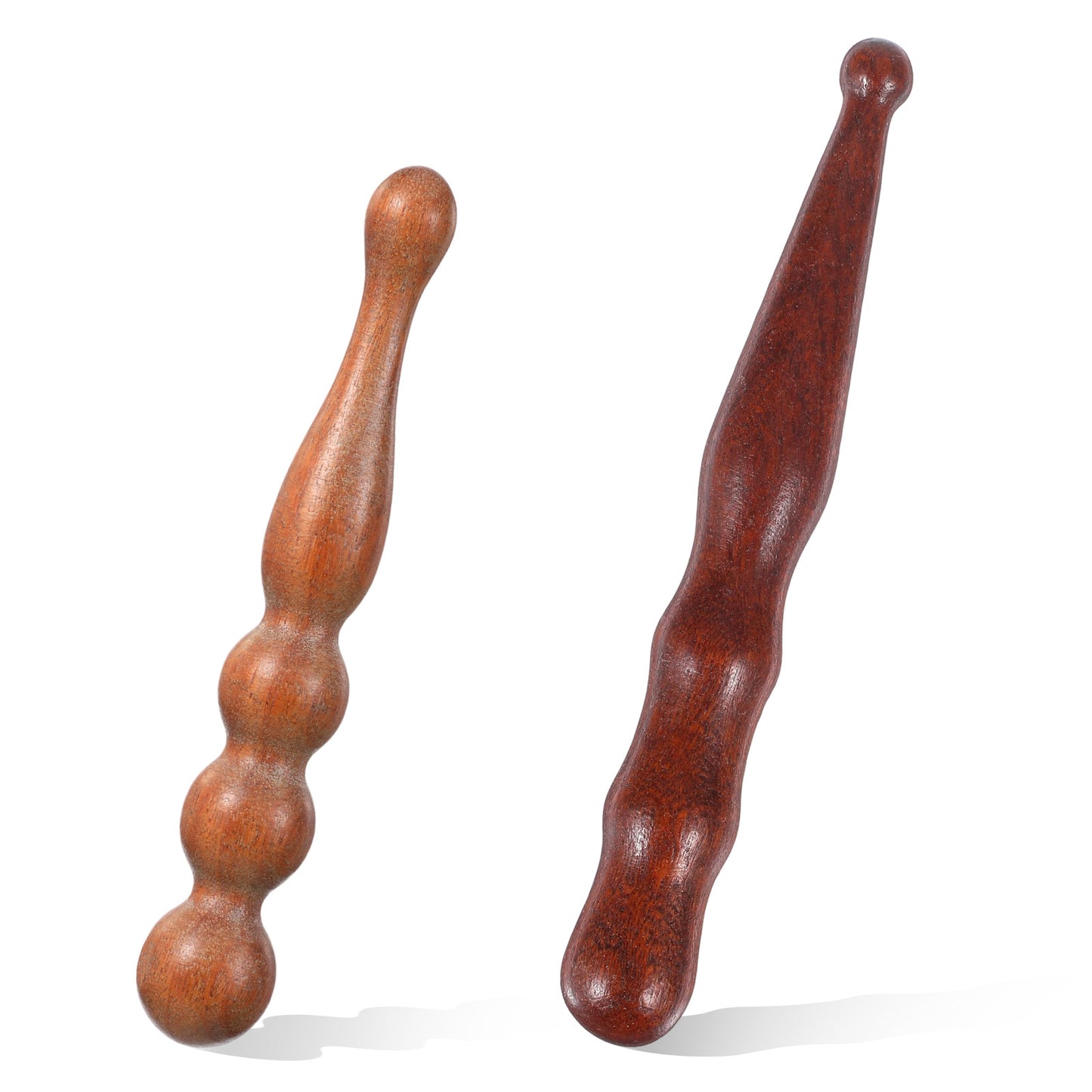 Shimmeroo 2Pcs Acupoint Massage Pen,Wooden Massage Tools Traditional Acupressure Pen Pressure Point Tool for Relaxing Body Hand Foot