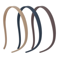 3 Pcs No Headache Headband For Glasses Wearers Cloth For Women Headbands Designed For Eyewear Flex No Pressure Fashion Thin Headbands Non Slip Solid Color