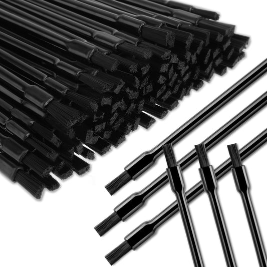 100PCS Disposable Lip Brushes Lipstick Wands Flat Brush Disposable Lip Gloss Brushes Multi-Functional Makeup Brush Applicator Tool Small Lip Applicators Bulk Nail Polish Brushes For Makeup Cosmetic