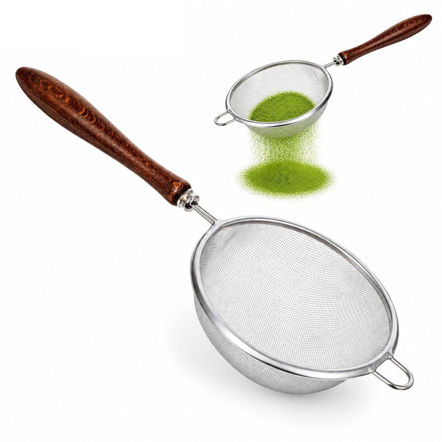 Chsoejuf Sifter Strainer Matcha Strainer Fine Mesh Sieve Small Strainers