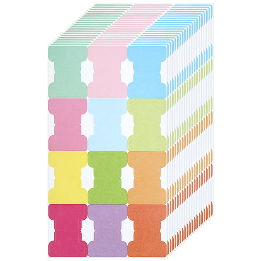 Sticky Index Tabs, Mabor 12Color 240PCS Writable Tabs for Book Papers Documents Double Sided Blank Annotation Tabs Flags Paper for Home Office Supplies
