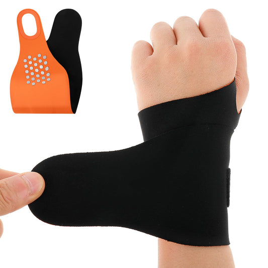 Ymapinc Sports Wrist Brace Pressure Adjustable Wrist Bandages Suitable for Wrist Strain Bandage Wrist with Thumb Hole Suitable for Fitness Ball Sports Ambidextrous