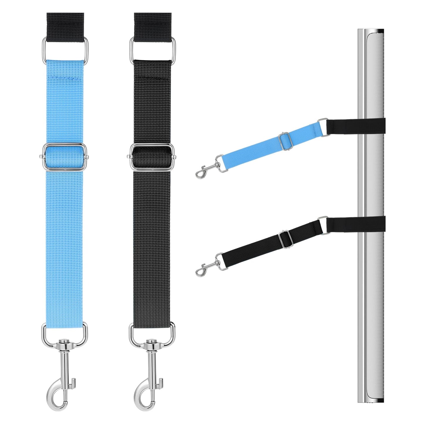 2 Pcs Groomers Helper Grooming Loops For Dogs Groomers Pet Dog Grooming Arm Accessories Extension Straps Adjustable Secure And Stable Loop Extender Bathing Restraint Leashes For Dog Bathing