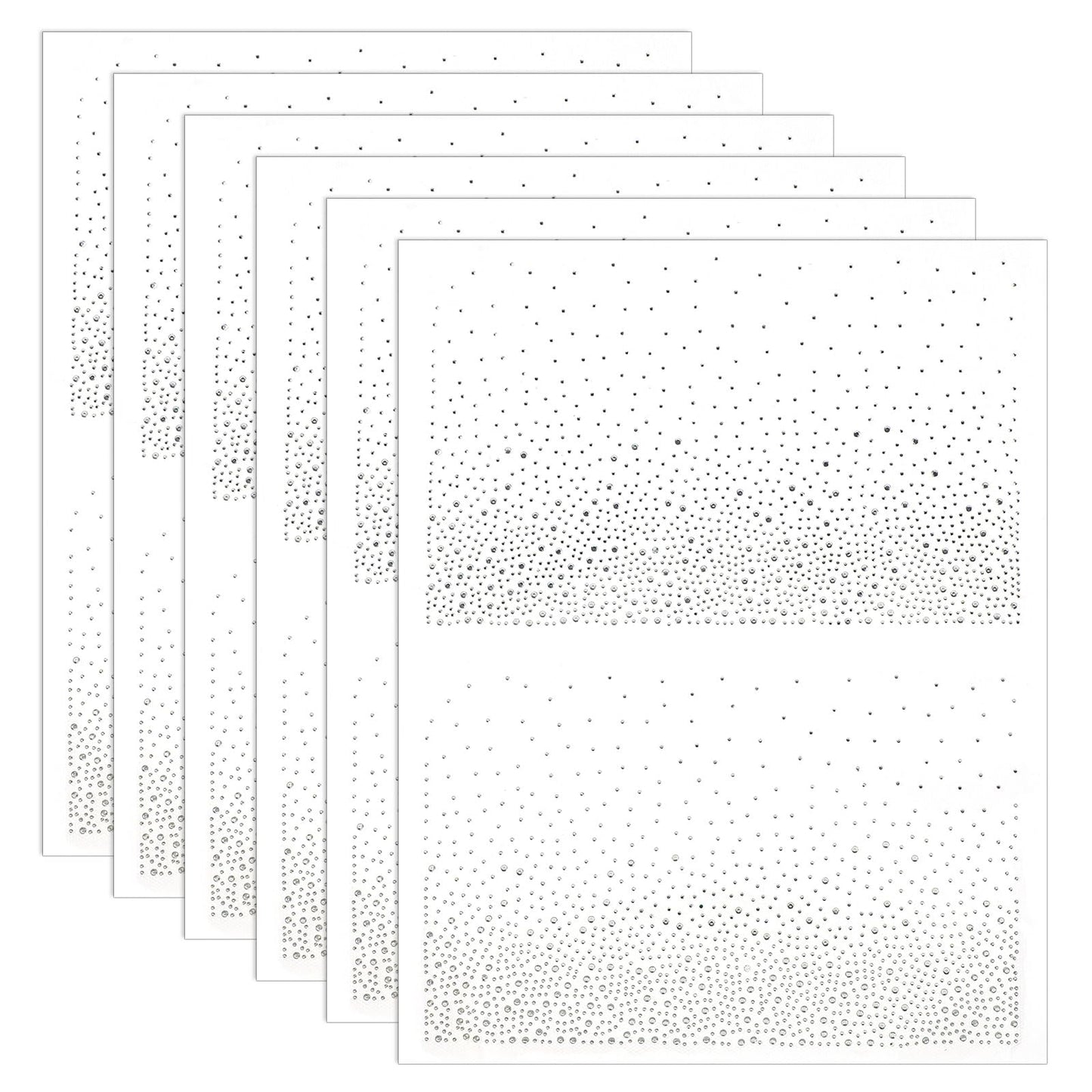 6 PCS Rhinestone Transfer Sheets Iron on Rhinestones for Clothing Glass Rhinestone Hotfix Appliques Glitter Hotfix Rhinestones Decals Iron on Crystal Transfers Applique for Clothing DIY Craft Decor