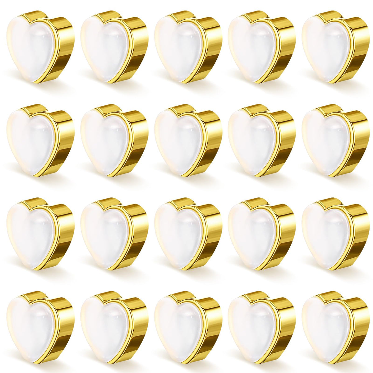 20pcs Silicone Earring Backs Clear Soft Rubber Earring Backs