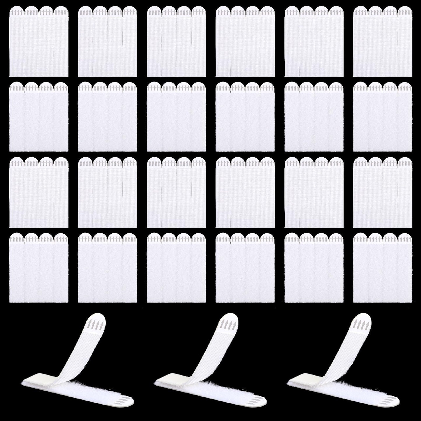 Ouligay 12 Pairs Wall Stickers Picture Hanging Tool No Nails Picture Hanging Strips Removable Picture Hanging Strips for Pictures Frames Mirrors Wall Decor