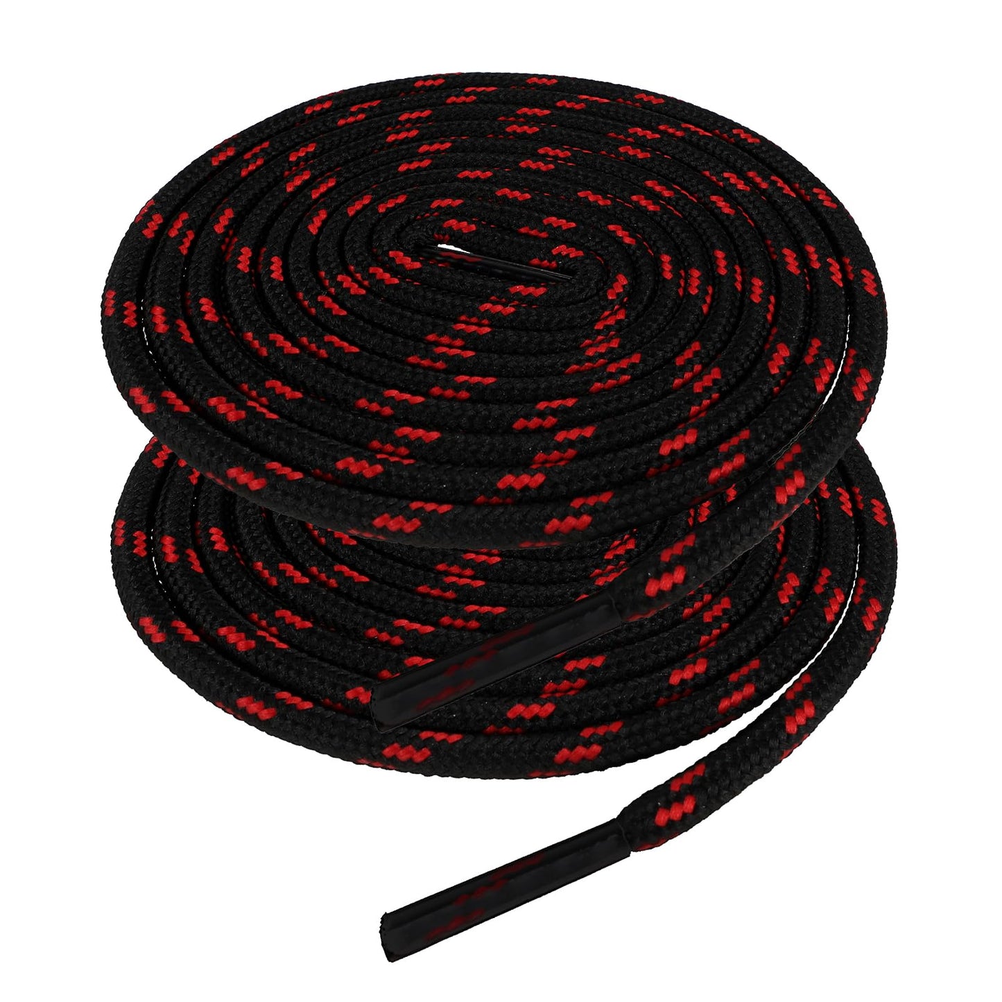 Ouligay 2 Pairs Round Work Boot Laces Heavy Duty Boot Shoe Laces For Boots Boot Shoelaces for Boots Outdoor Walking Boots Hunting Hiking Work Boots