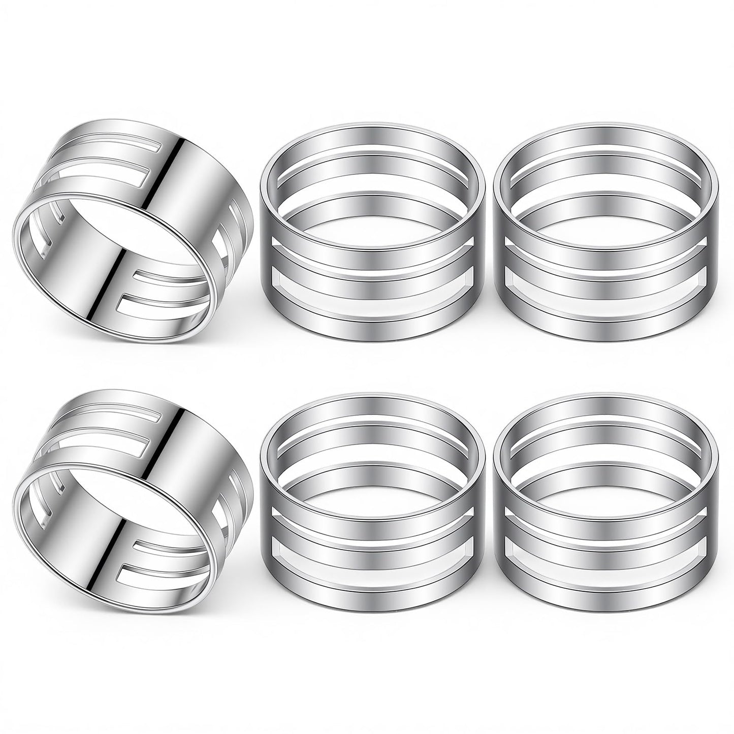 Chsoejuf 6PCS 17mm Jump Ring Opener Tool Circle Split Connector Rings