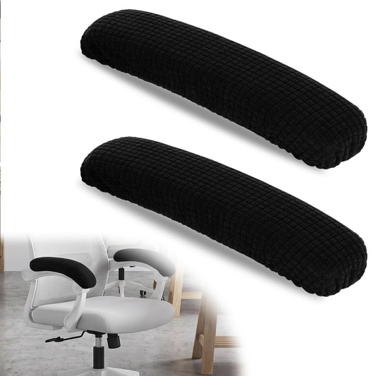 ZAHESIDS Office Chair Armrest Covers 2 Pcs Stretchable Removable Washable