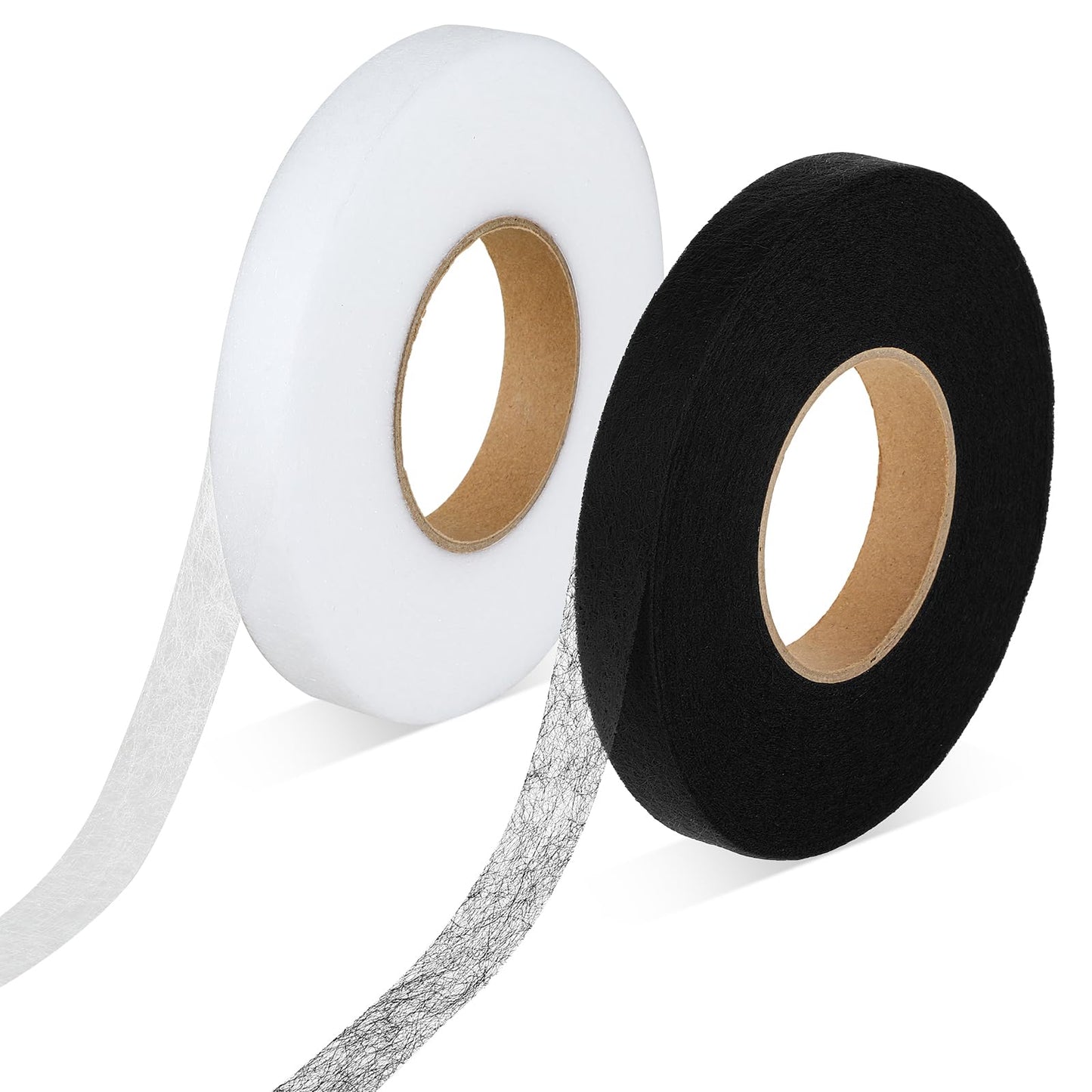 Mabor 2 Roll 140 Yards Iron on Hemming Tape, 15mm Fabric Fusing Tape for DIY Garment Sewing Accessories No Need to Sew Hemming Tape for Hemming Pants Curtain Clothes Repairing