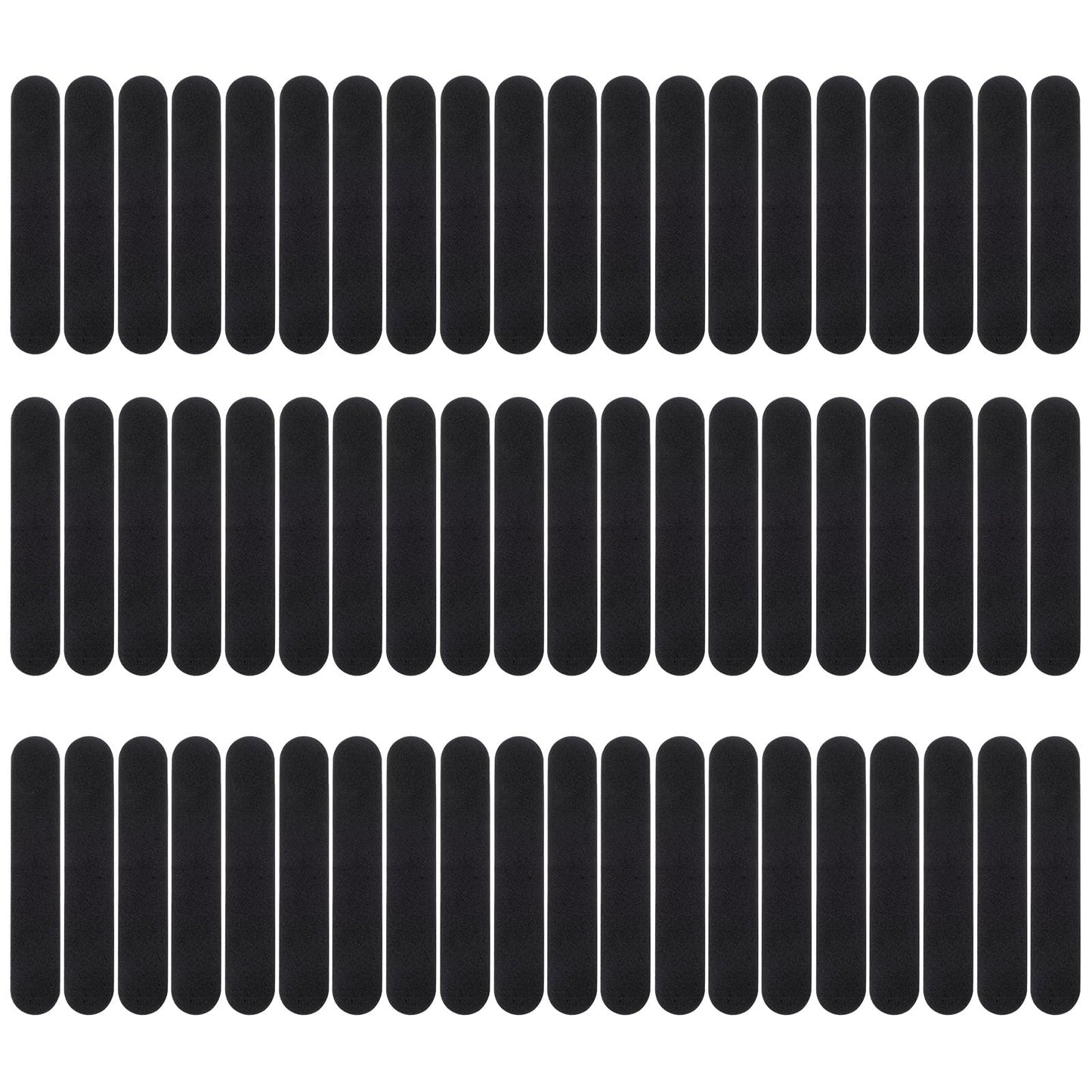 60 PCS Hat Size Reducer, Hat Inserts to Make Fit Smaller, Self-Adhesive Invisible Hat Reducer Adjuster Inserts Foam Reducing Tape Spacer for Men Women Caps (Black)