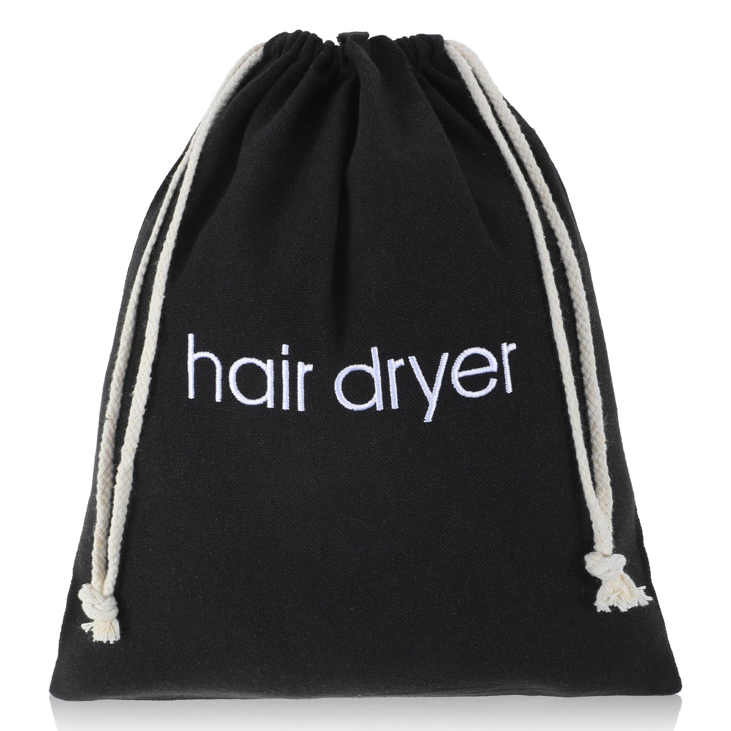 Hair Dryer Bag Hair Dryer Bags with Drawstring Travel Bag for Hair Dryer Curler Hair Dryer Bags 30 x 38 cm Black