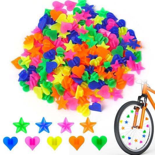 216 Pieces Bike Spoke Beads Colorful Bicycle Bike Spoke Decorations Plastic Clip Beads Spoke For Kids Bike Accessories Vibrant Bike Wheel Spoke Accessories For Girls And Boys