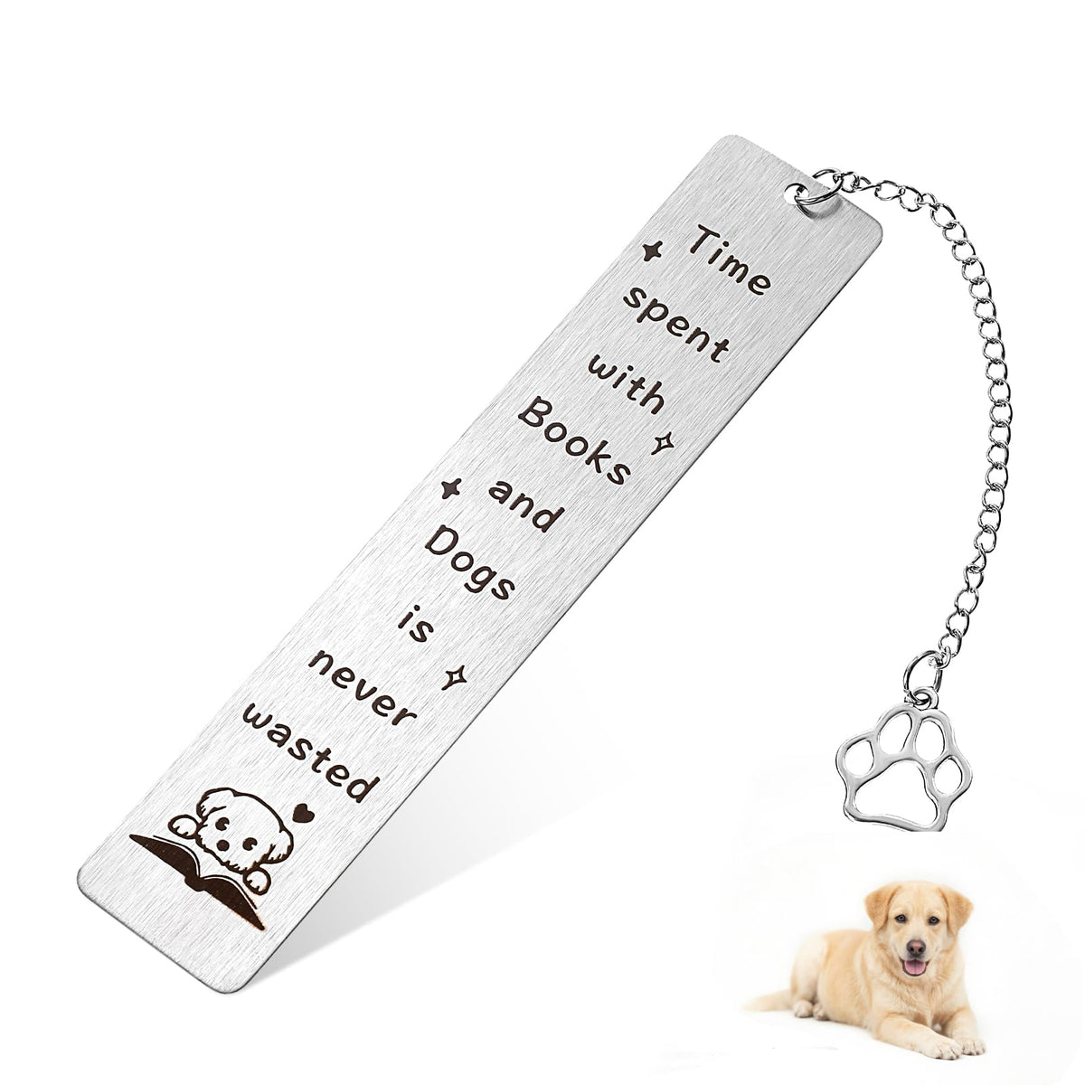 Bnehmb Dog Bookmark for Women Cute Gifts for Readers Book Lovers